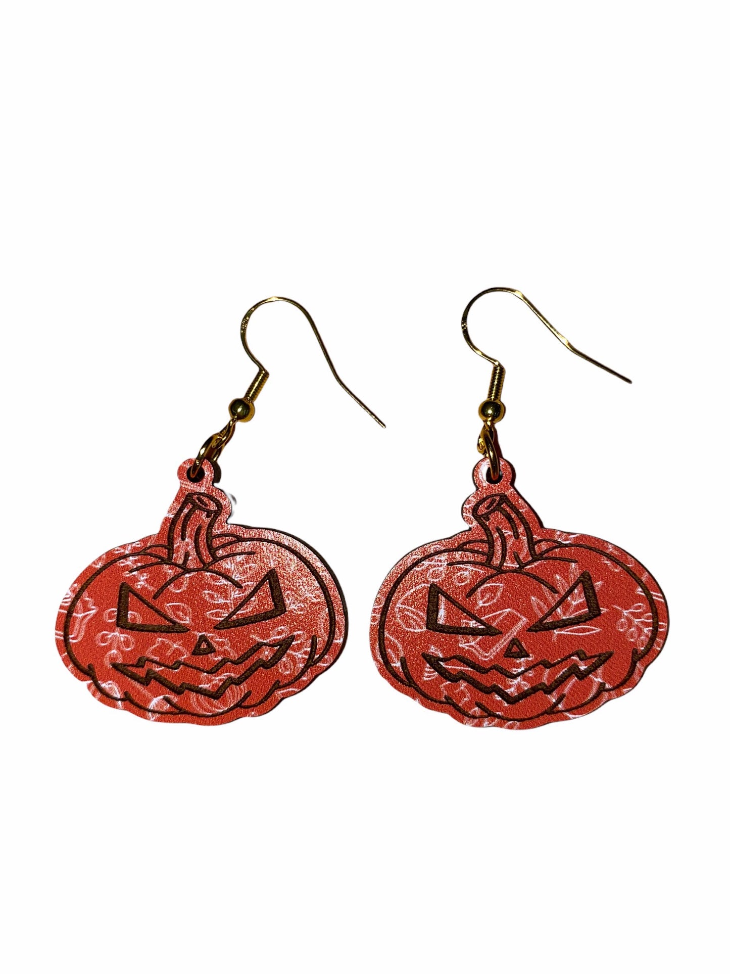 Pumpkin Earrings | Jack-O-Lantern Fall Fashion Earrings