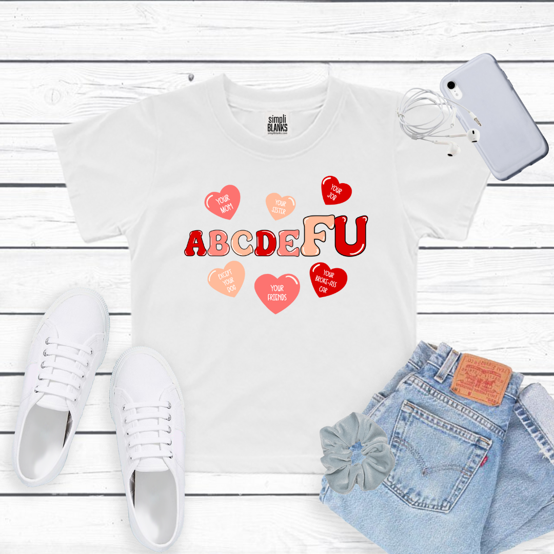 abcdeFU Valentines Day T-Shirt
