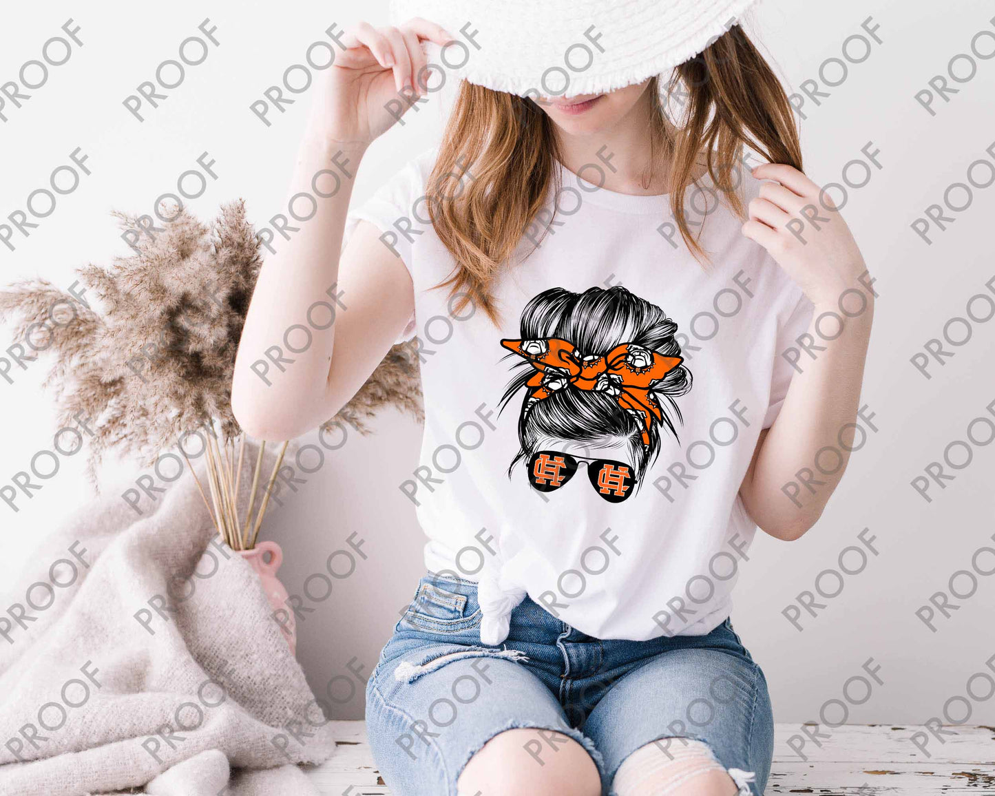 HCHS Messy Bun T-Shirt