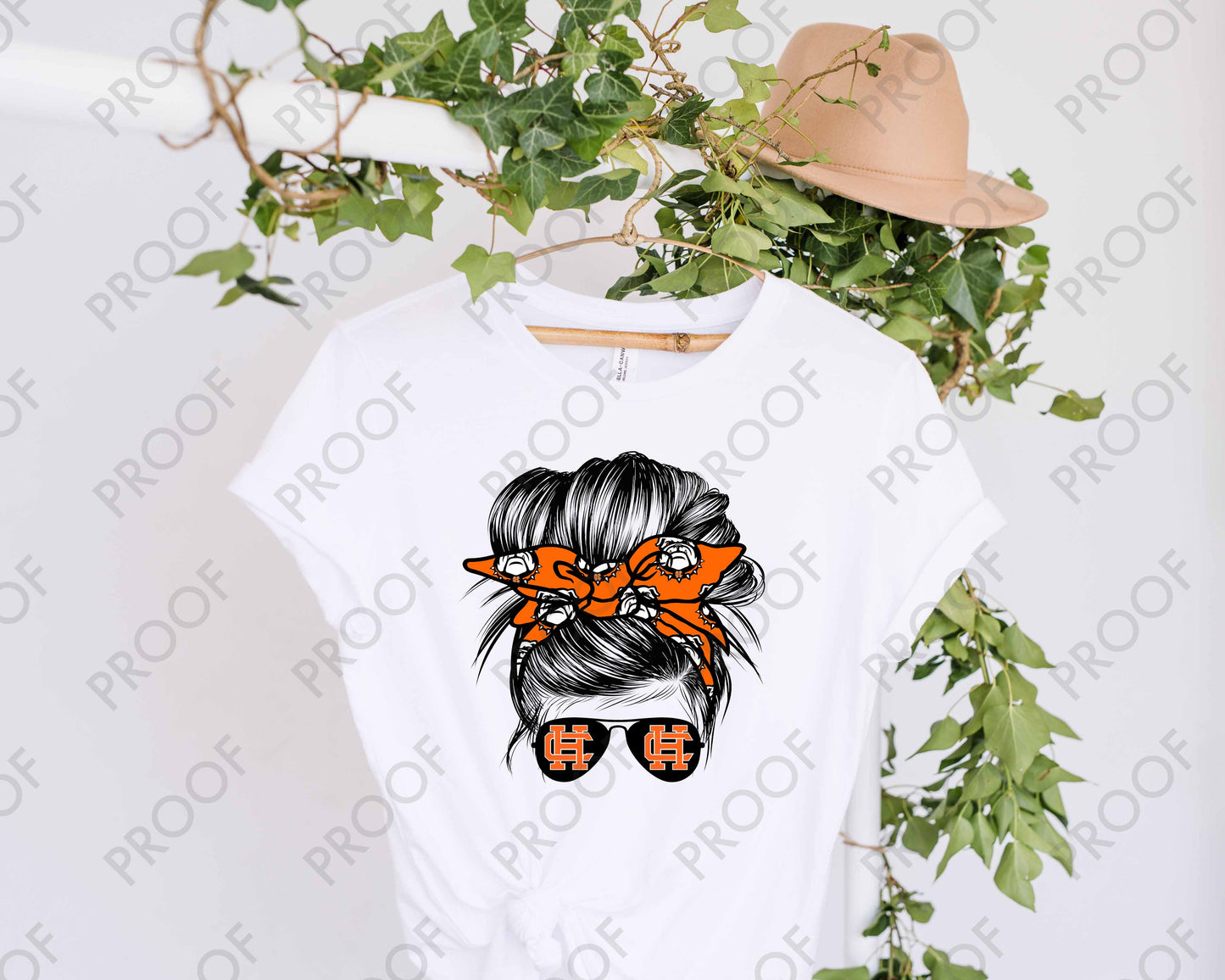 HCHS Messy Bun T-Shirt