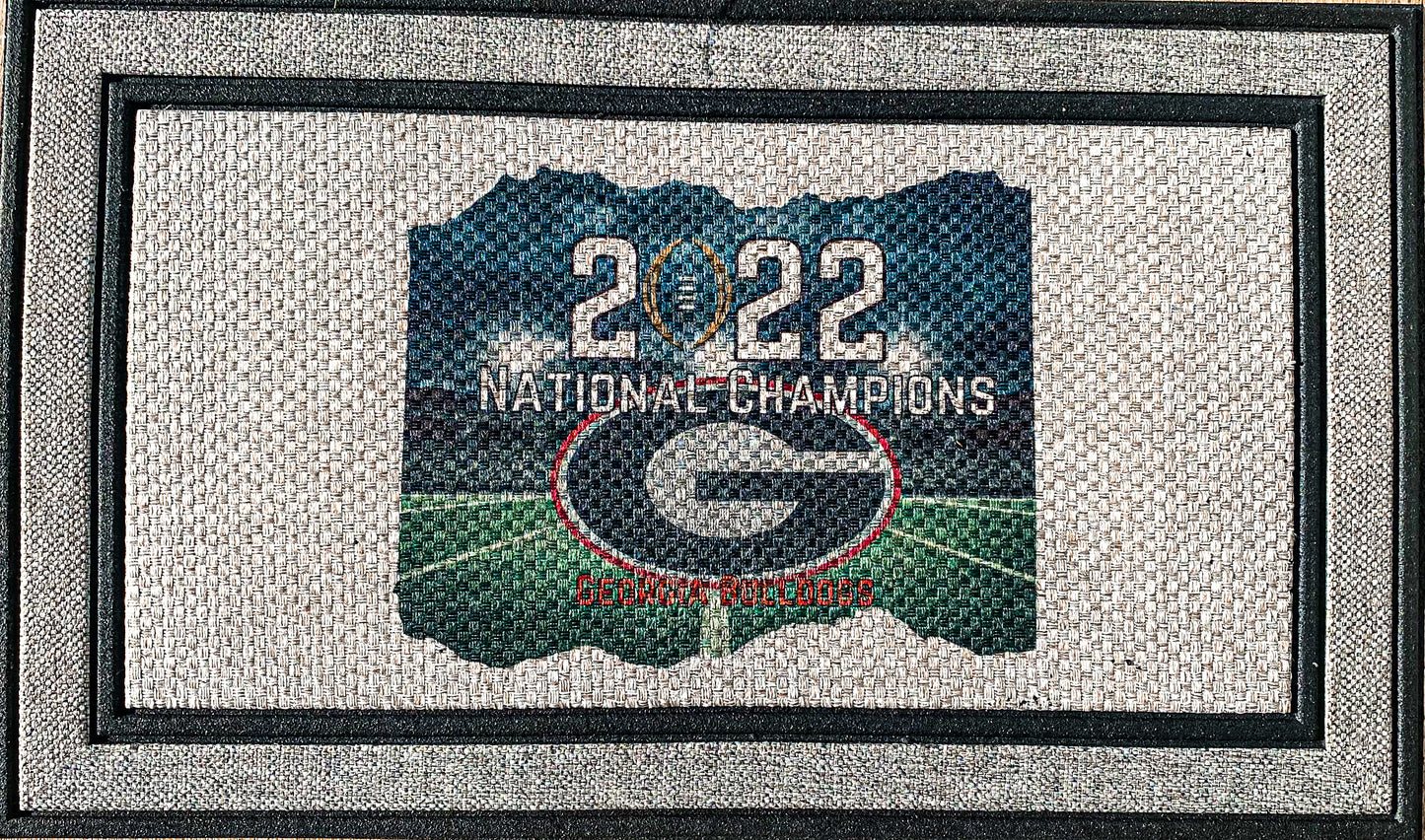 UGA Championship Door Mat | Georgia Bulldogs Door Mat