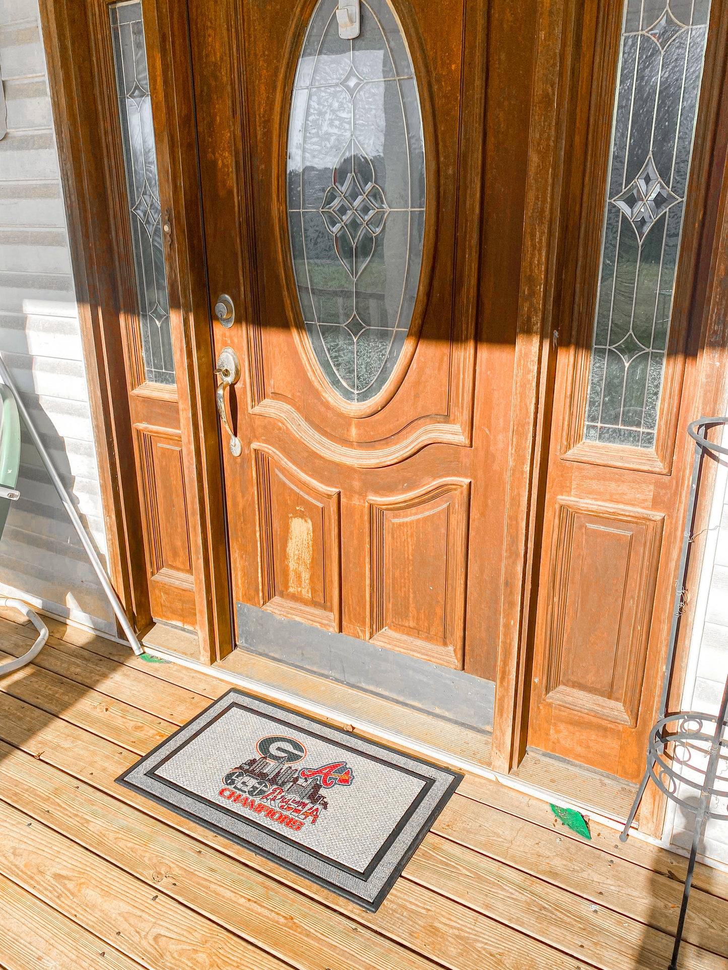 Georgia Championship Door Mat | UGA Champion Door Mat | Atlanta Braves Champion Door Mat