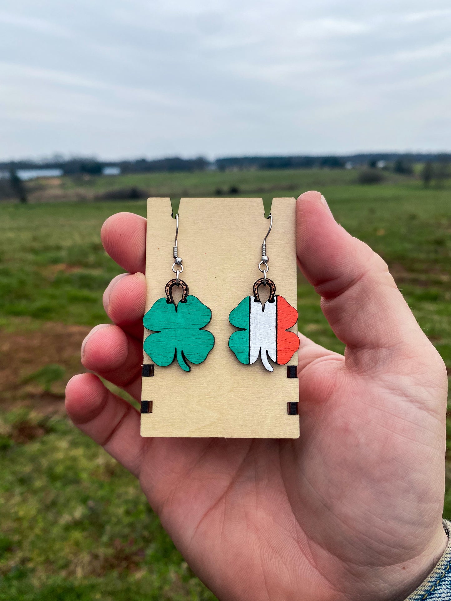 St. Patrick's Day Four Leaf Clovers SVG Cut file