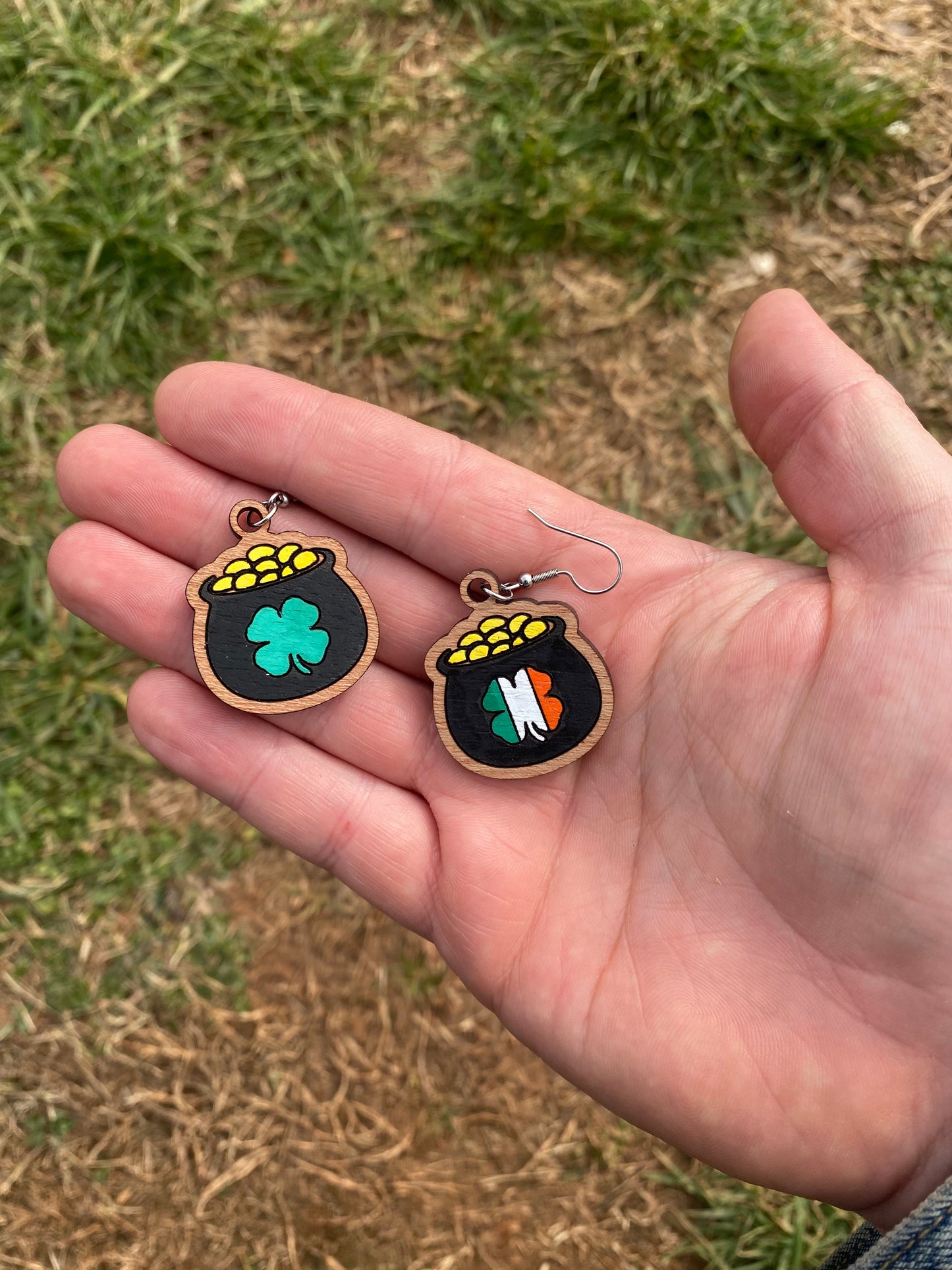 St. Patrick's Day Earrings Bundle SVG Cut file