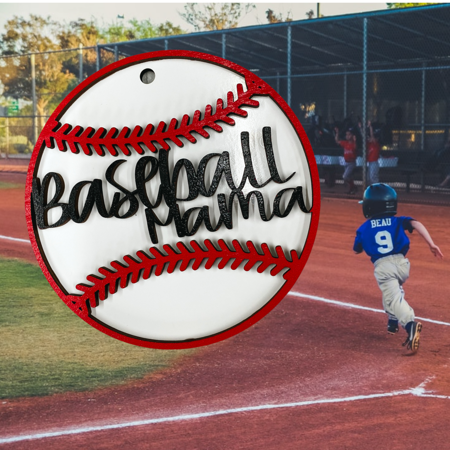 Baseball Car Charm (CUSTOM AVAILABLE!)