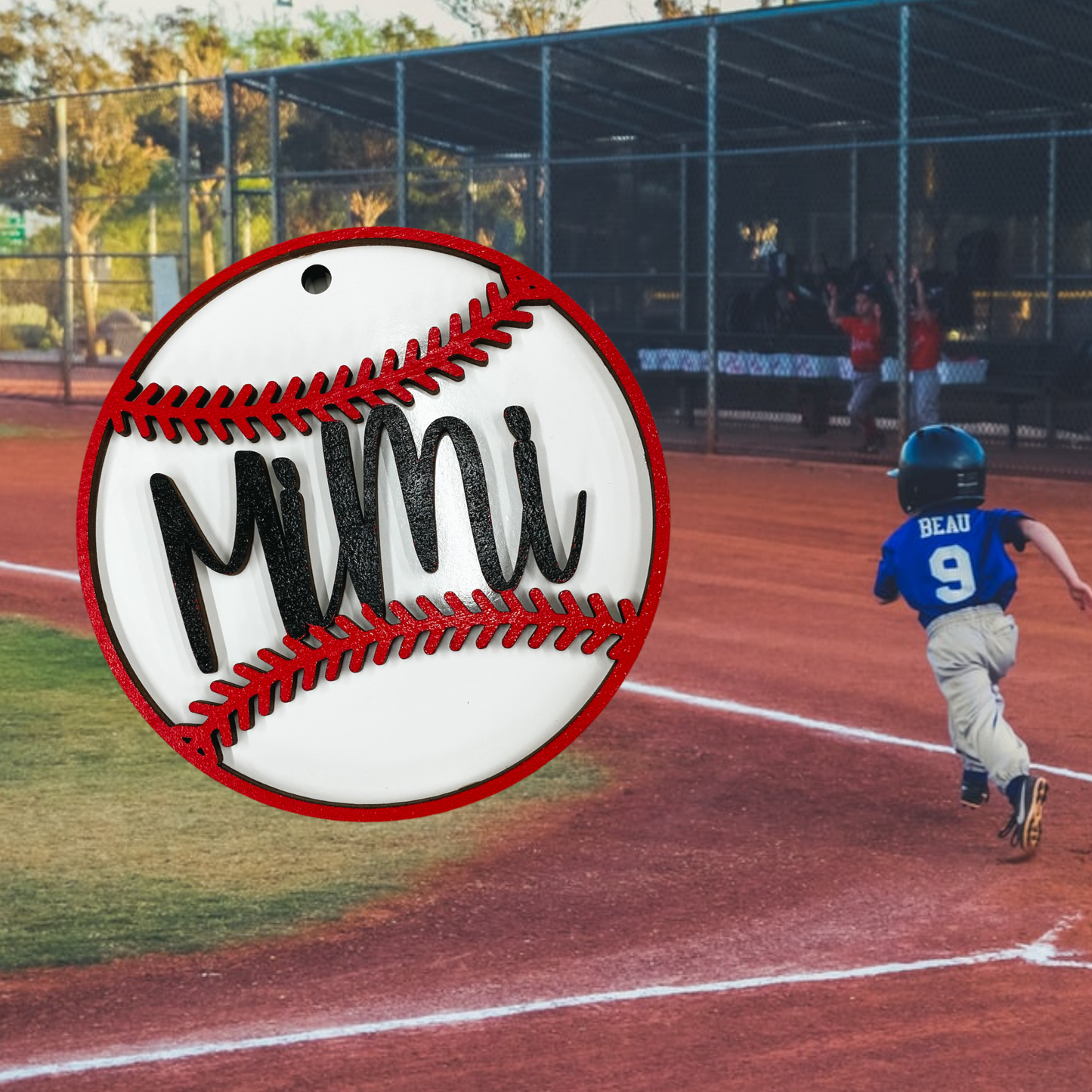 Baseball Car Charm (CUSTOM AVAILABLE!)