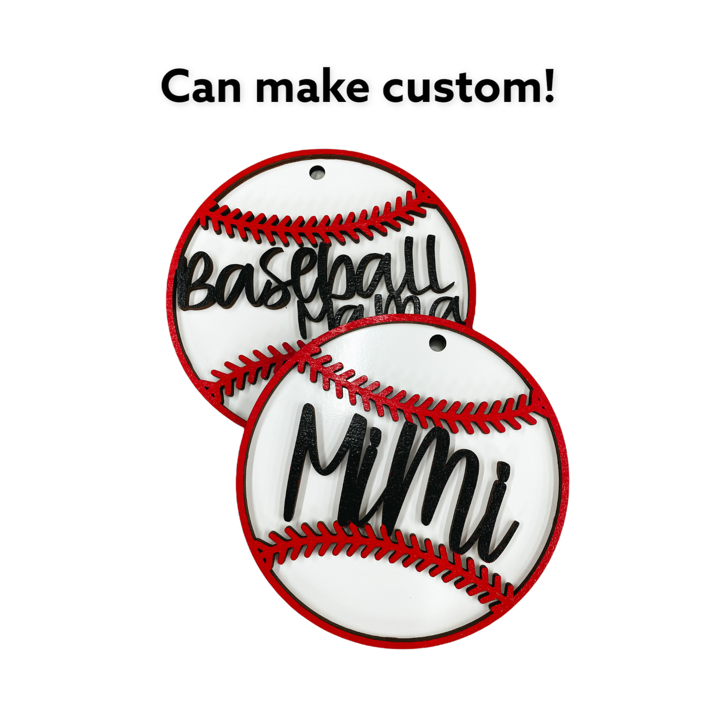 Baseball Car Charm (CUSTOM AVAILABLE!)