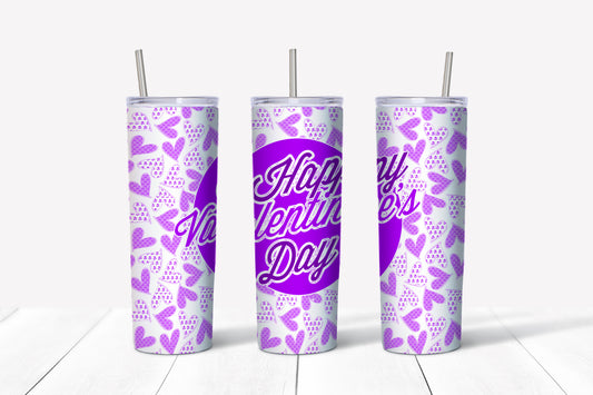 Valentine's Day Tumbler | Happy Valentine's Day Tumbler