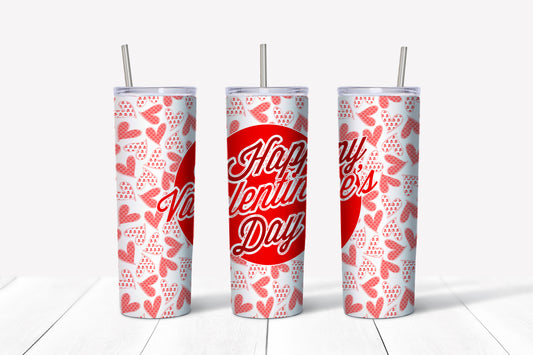 Valentine's Day Tumbler | Happy Valentine's Day Tumbler