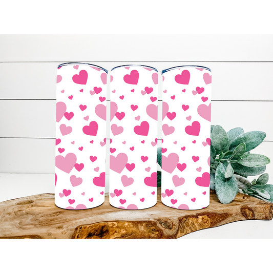 Valentine's Day Tumbler | Valentine's Day Pattern Tumbler