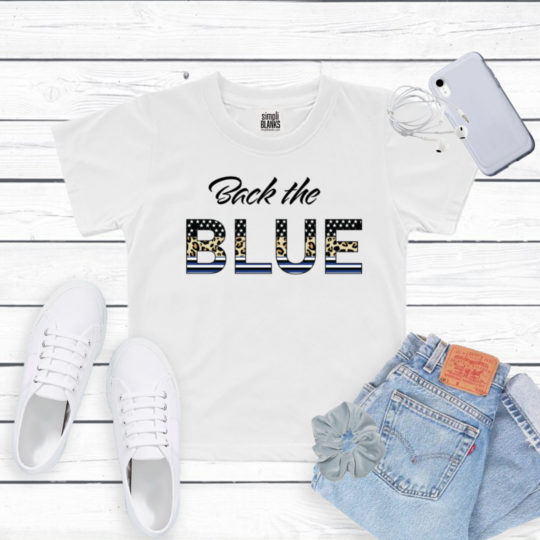 Back The Blue T-Shirt | Police T-shirt for Women