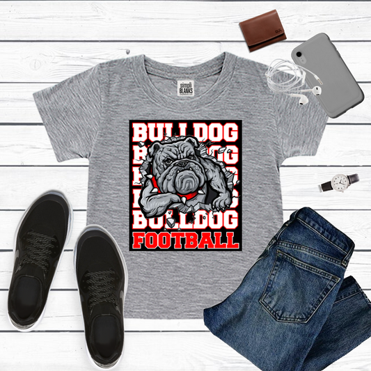 Bulldog Football T-Shirt