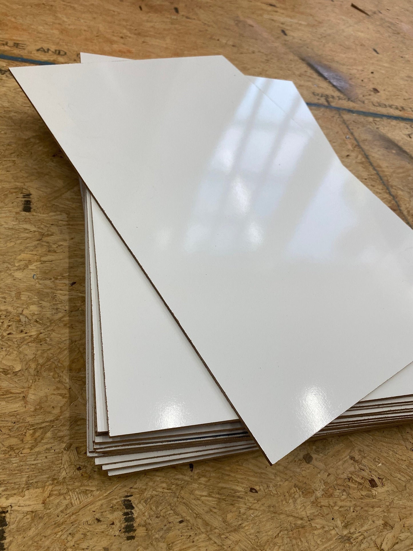 Pack of 20 12"x19" 1/8" MDF Sheets | 3mm MDF | Glowforge Ready | CNC Laser Woodworking Supplies | Whiteboard