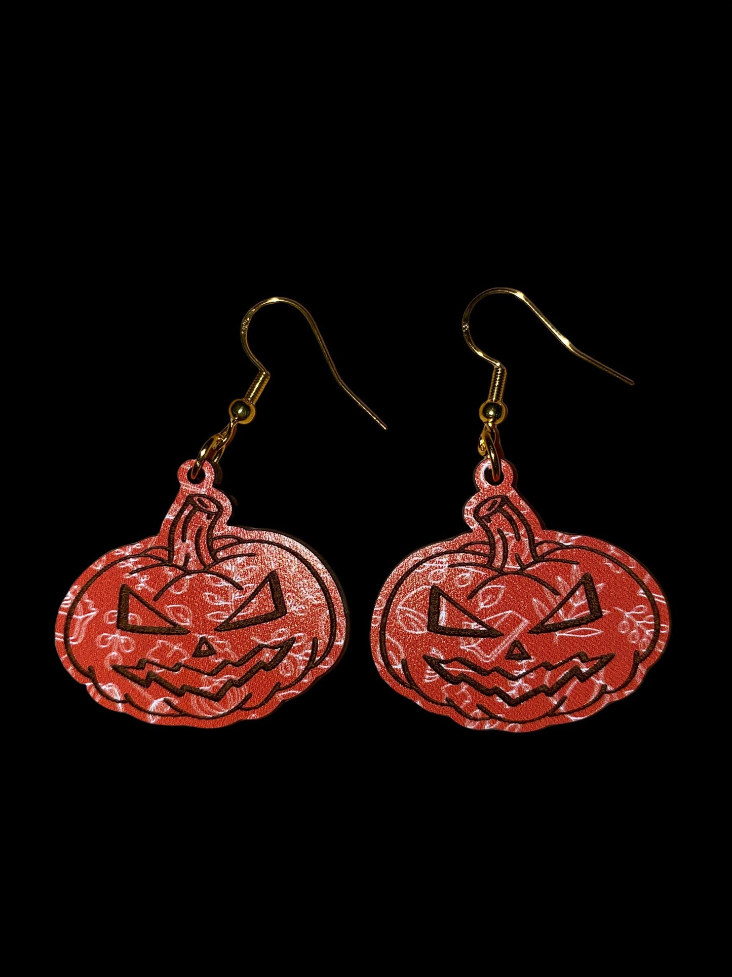 Pumpkin Earrings | Jack-O-Lantern Fall Fashion Earrings