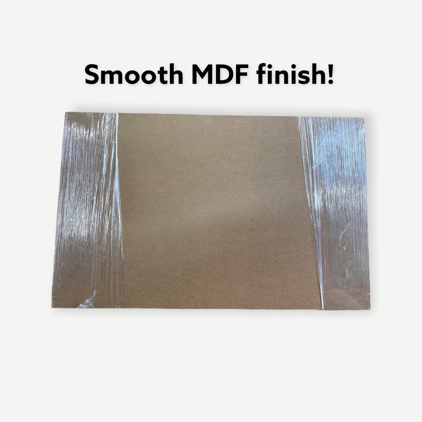 Pack of 20 12"x19" 1/8" MDF Sheets | 3mm MDF | Glowforge Ready | CNC Laser Woodworking Supplies | Whiteboard